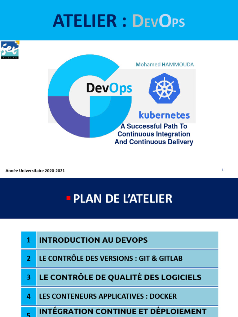 Déploiement Continu avec Kubernetes | PDF | Architecture de logiciel ...