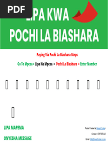 Pochi La Biashara