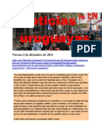 Noticias Uruguayas Viernes 2 de Diciembre de 2011