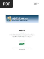 Download AjaXplorer Manual v100 by cdujeu SN7461511 doc pdf