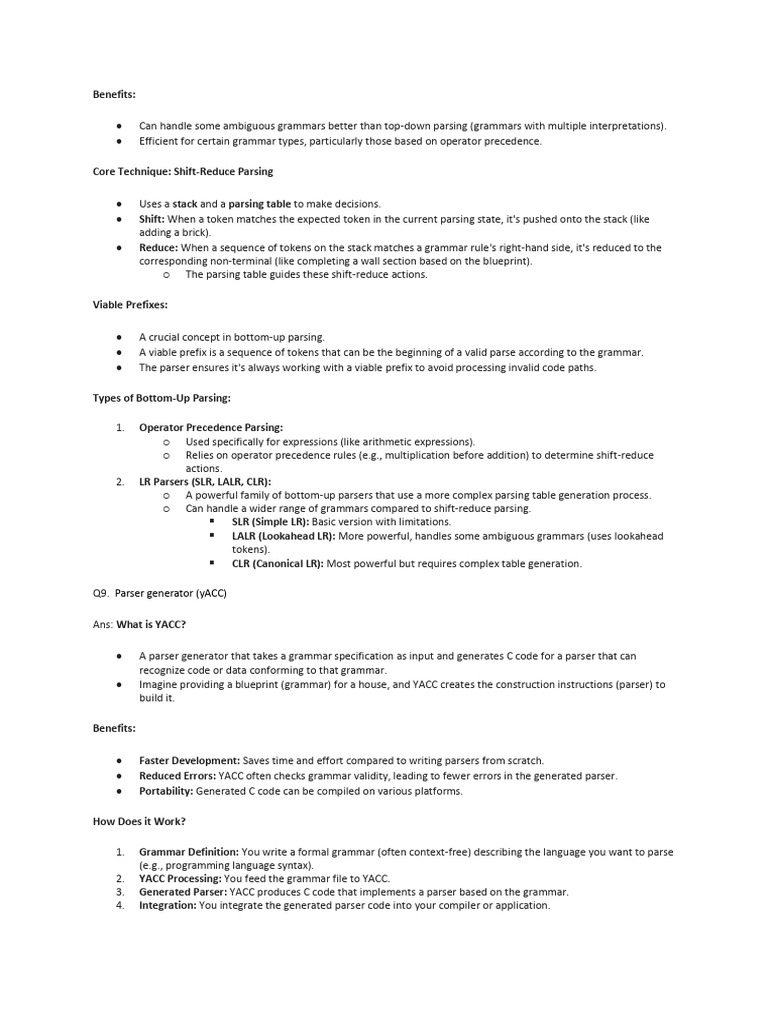 Compiler Design (All Modules) - 14 | PDF | Parsing | Software Engineering
