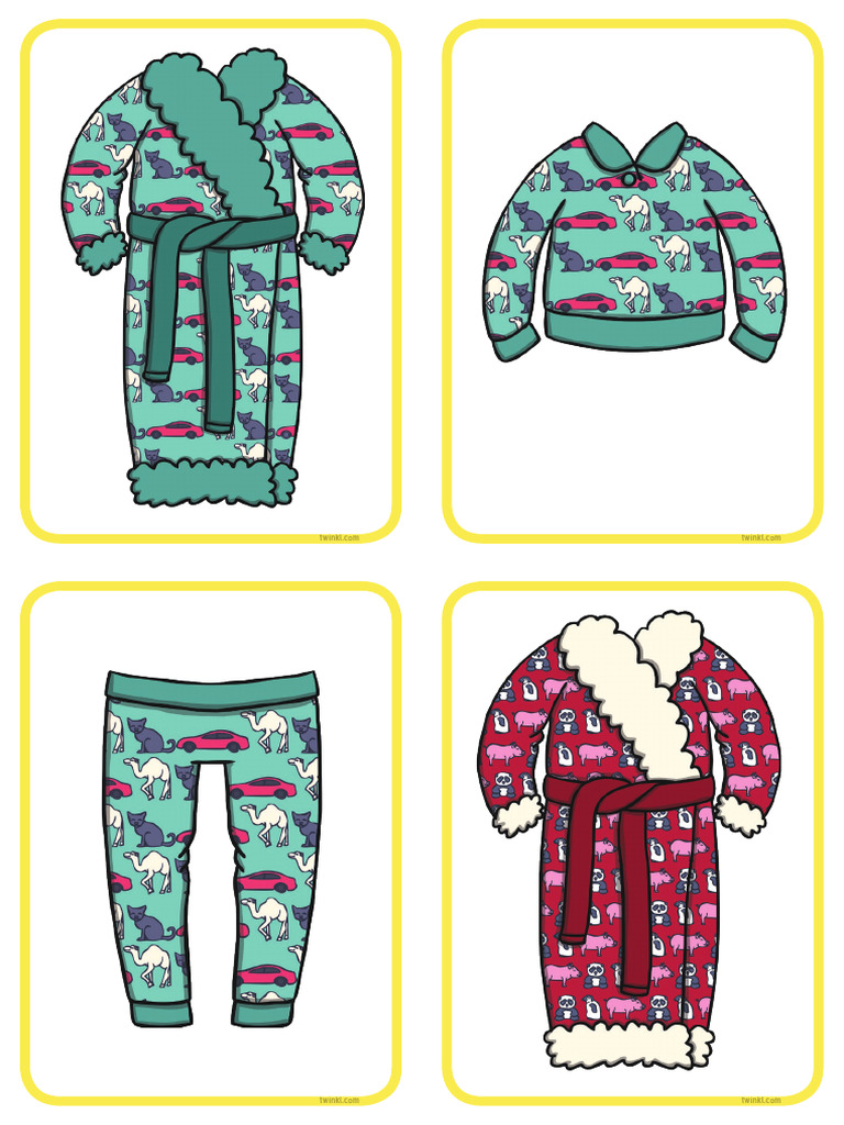 Pyjama Palaver Picture Cards | PDF