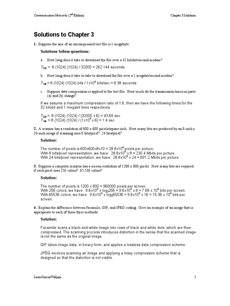 Data Transmission and Compression Analysis | PDF | Computers