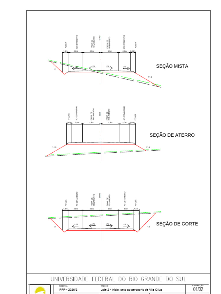 Seções Transversais Tipo e Atípicas | PDF