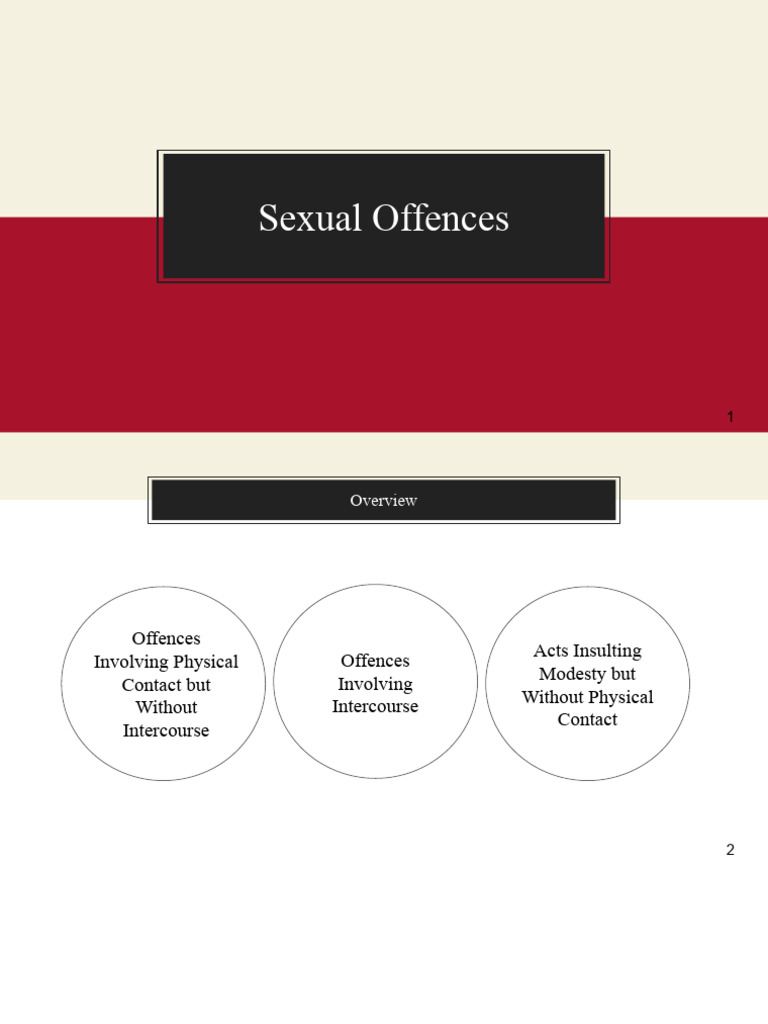 Overview of Sexual Offences and Penalties | PDF | Sexual Assault | Crimes