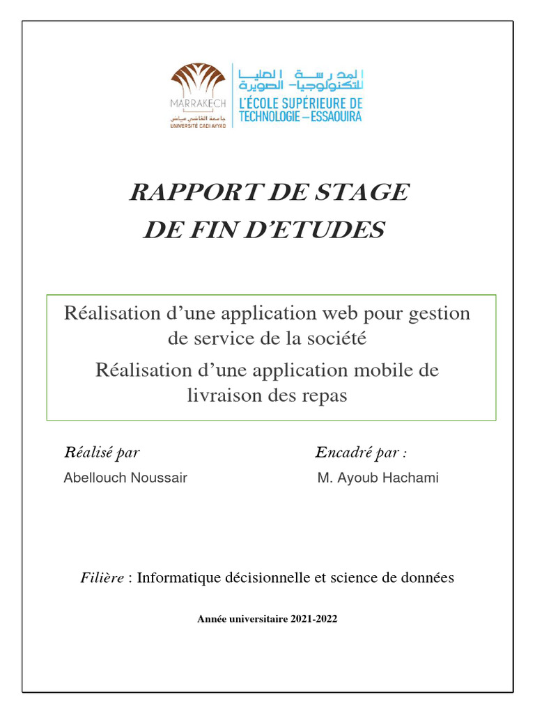 Application Web et Mobile en Informatique | PDF | Html | Langage de ...