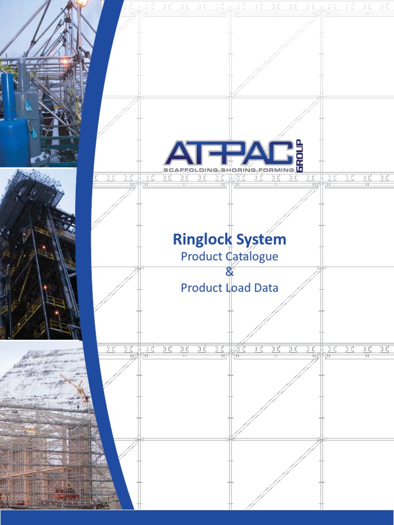 AT-PAC Ringlock Scaffolding Catalogue | PDF | Galvanization | Pound (Mass)