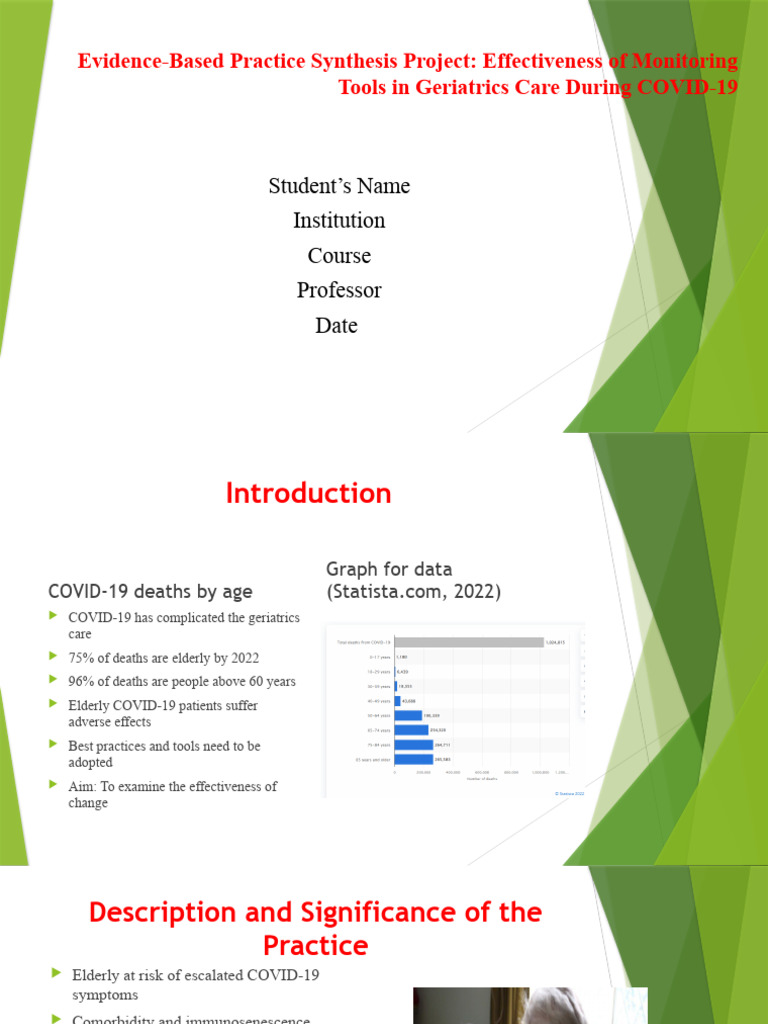 Monitoring Tools for Geriatric COVID Care | PDF | Geriatrics | Patient ...