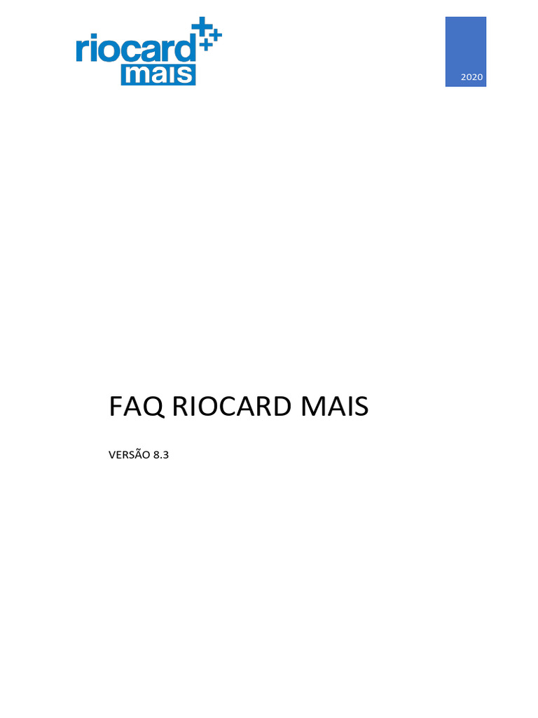 Como Funciona o Riocard Mais? | PDF | Tecnologia bancária