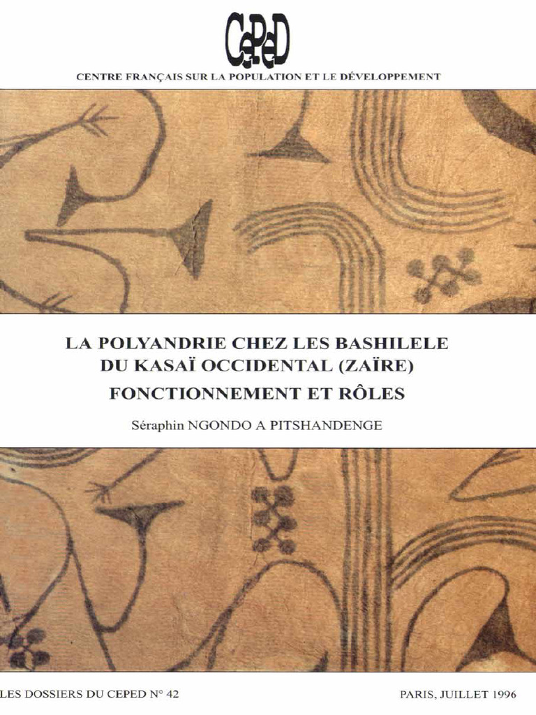 Polyandrie chez les Bashilele du Kasaï | PDF | Mariage | Microsoft Word