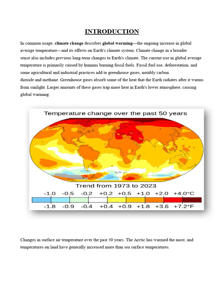 Climate conditions | PDF | Greenhouse Effect | Climate Change