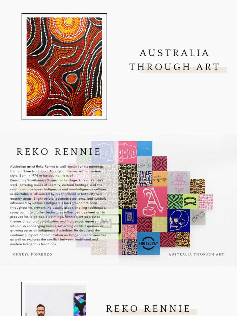 Reko Rennie: Modern Aboriginal Art | PDF | Paintings | Indigenous ...