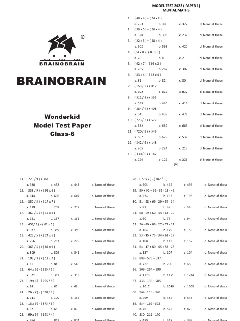 Class 6 pdf area