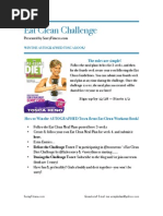 SoreyFitness' Eat Clean Challenge