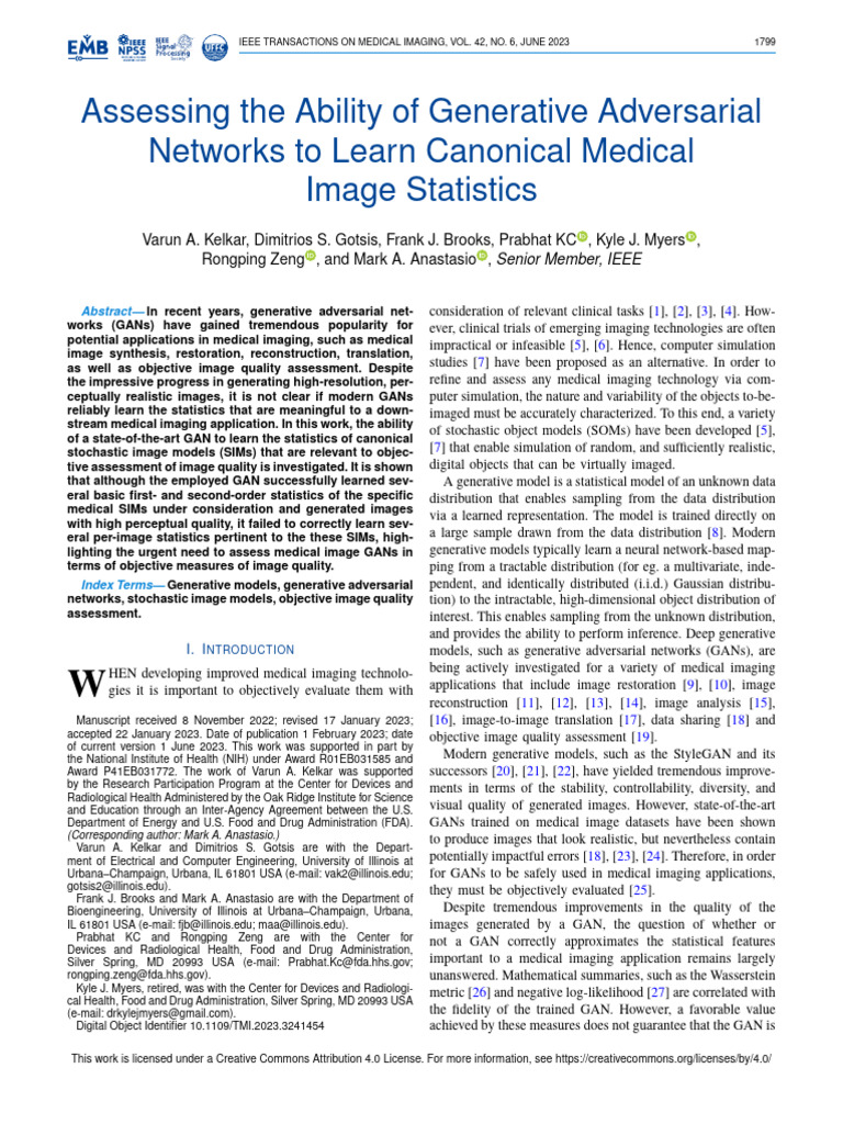 Assessing The Ability of Generative Adversarial Networks To Learn ...