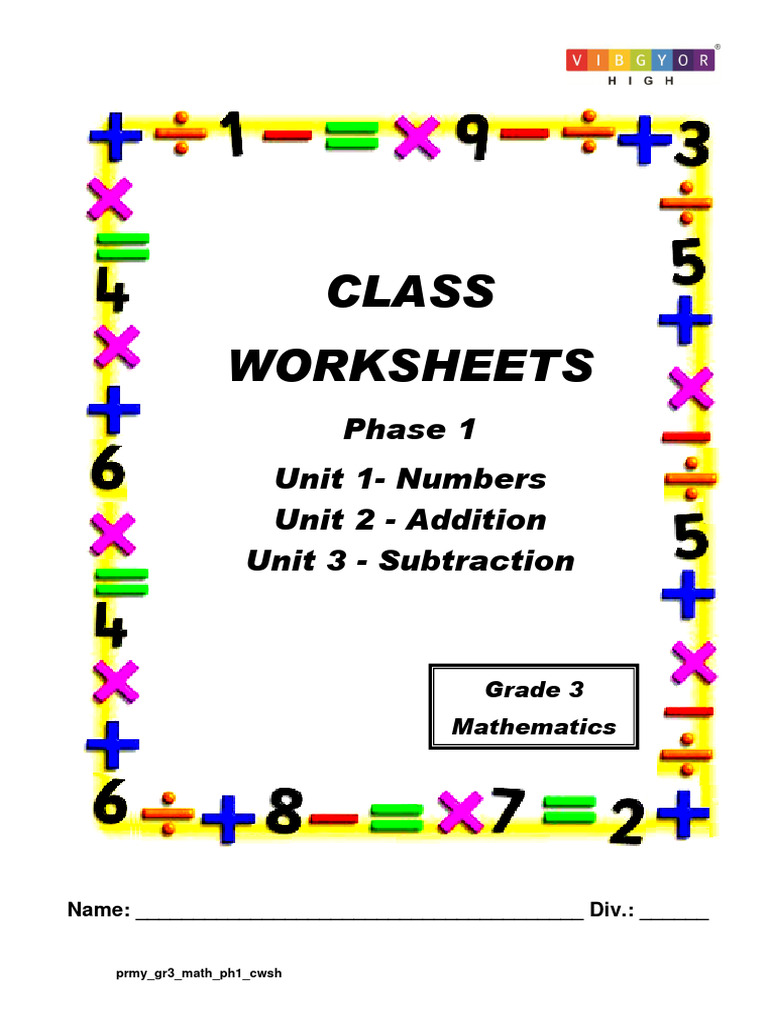 CWSH Phase1 | PDF | Subtraction | Arithmetic