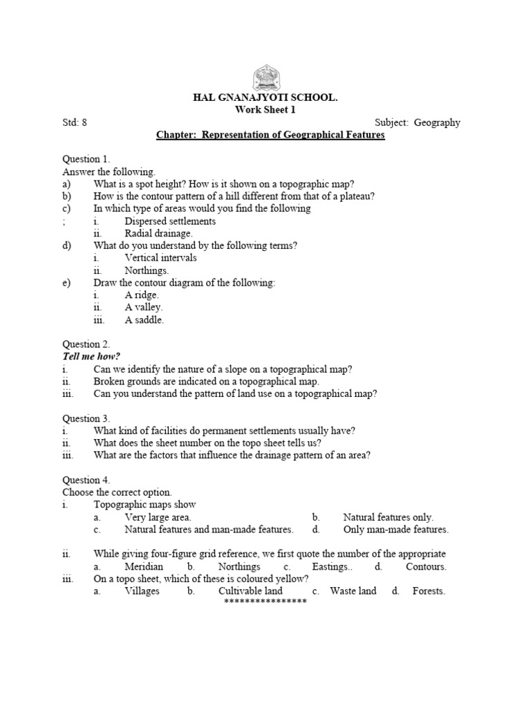 Class 8 GEO Chapter 1 | PDF