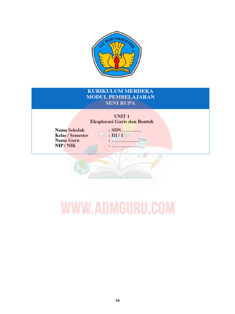 Modul Ajar Seni Rupa Kelas 3 Pdf