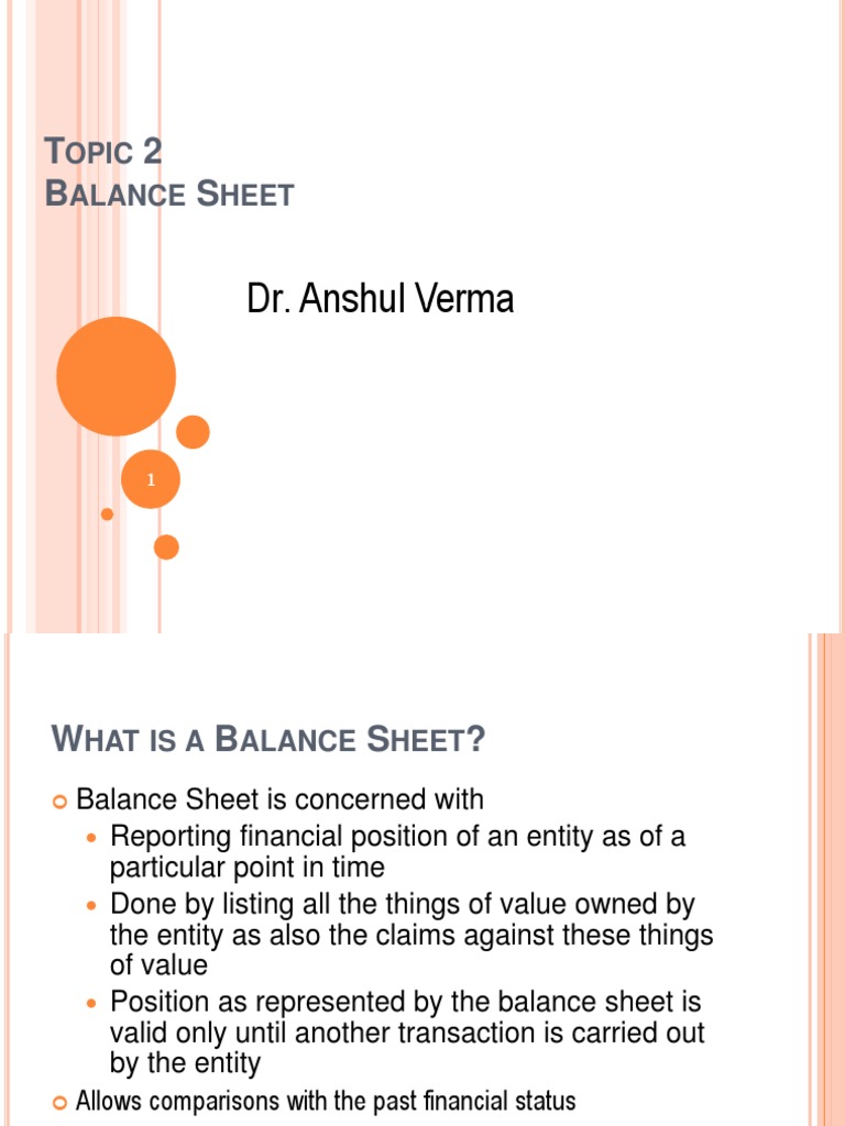 Understanding Balance Sheets Explained | PDF | Balance Sheet | Equity ...