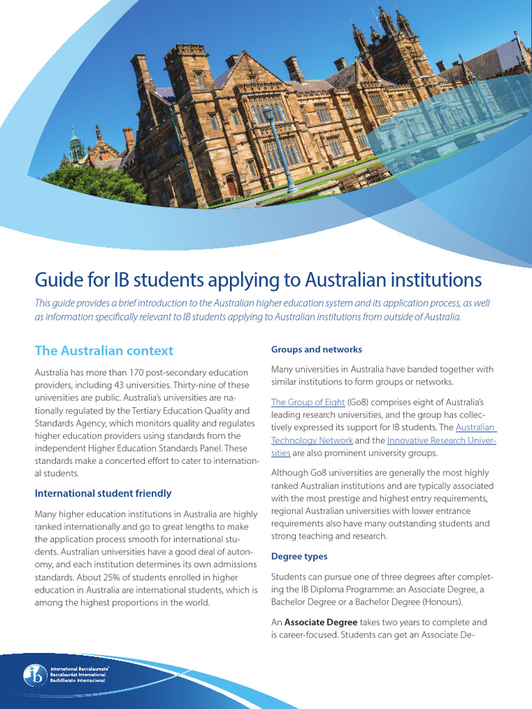 Recognition - International Student Guide Aus March2016 - Eng PDF | PDF ...