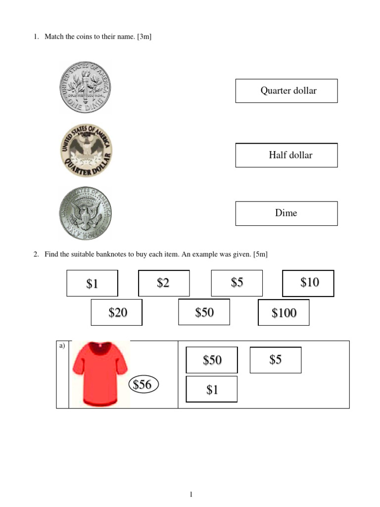  year 2 maths worksheet pdf numismatics currency