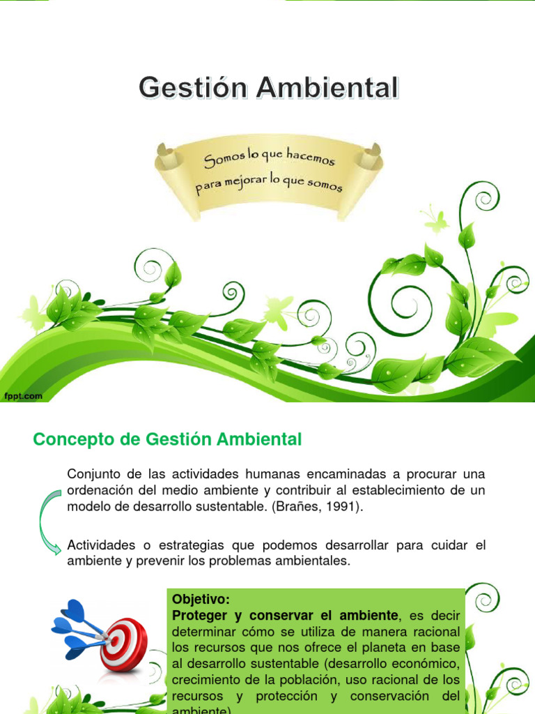 Gestión Ambiental y Desarrollo Sostenible | PDF | Entorno natural ...