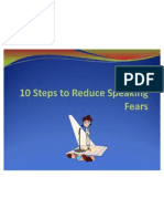 10 Steps to Reduce Speaking Fears