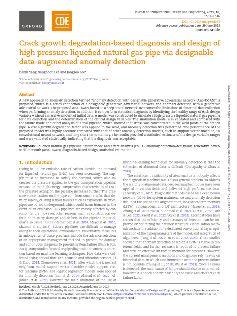Crack Growth Degradation-Based Diagnosis and Design of High Pressure ...