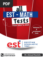 EST I Math Exam Overview 2023 | PDF | Multiple Choice | Function ...
