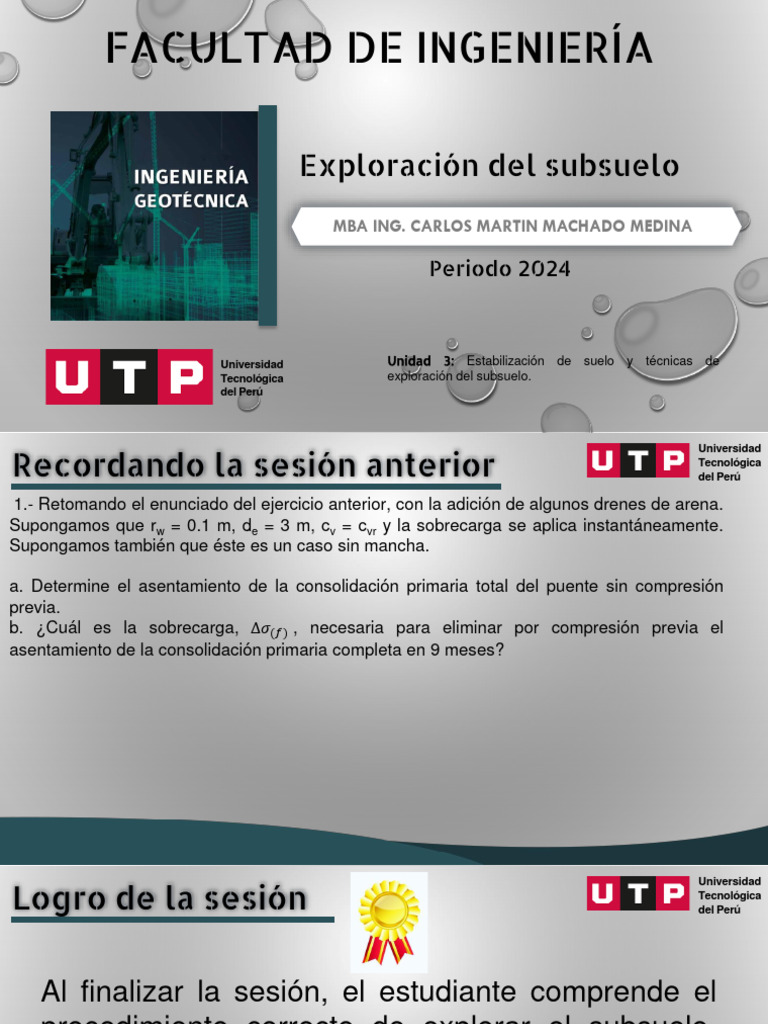 S13 S01 Introducción A La Exploración Del Subsuelo Pdf