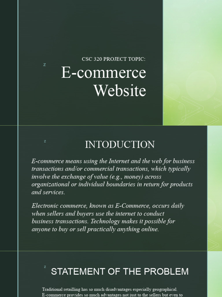 E Commerce Marketplace | PDF