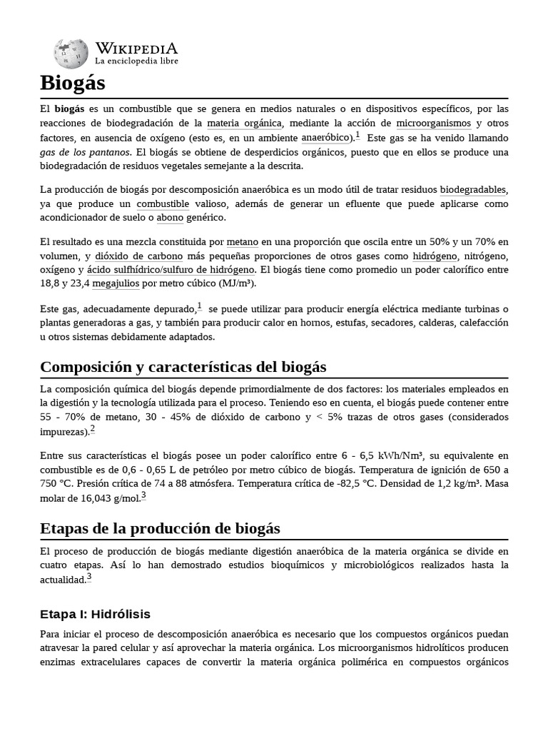 Producción y usos del biogás | PDF | Biogás | Tecnologías sostenibles