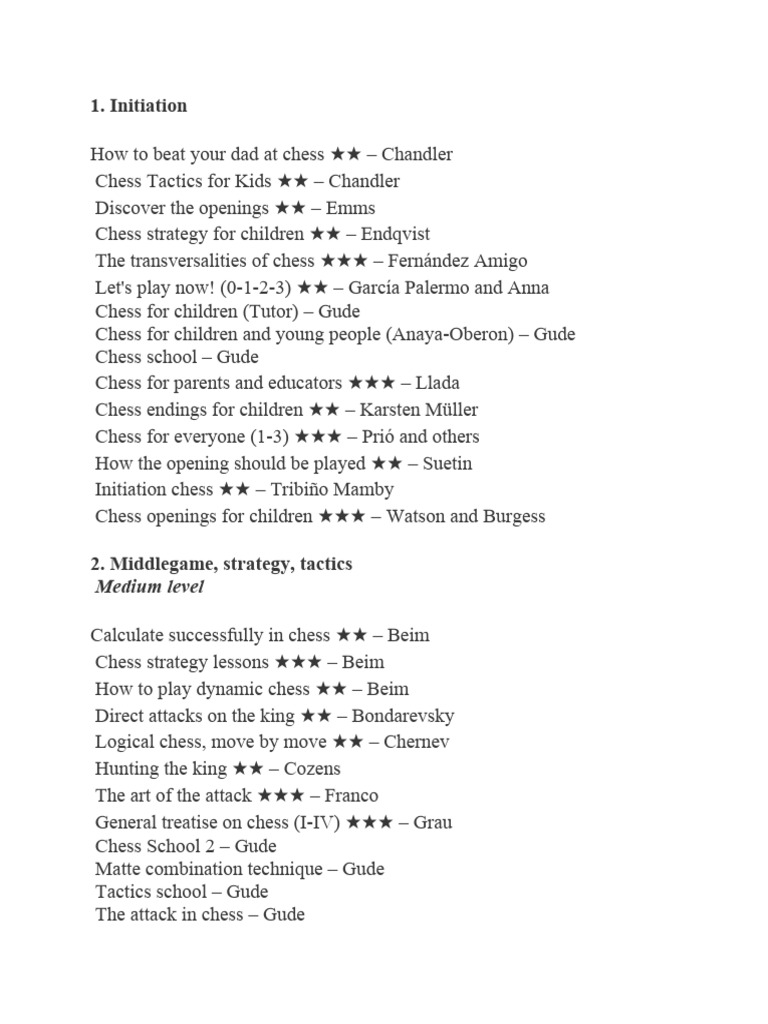 Comprehensive Chess Resource Guide | PDF | Chess | Chess Olympiads