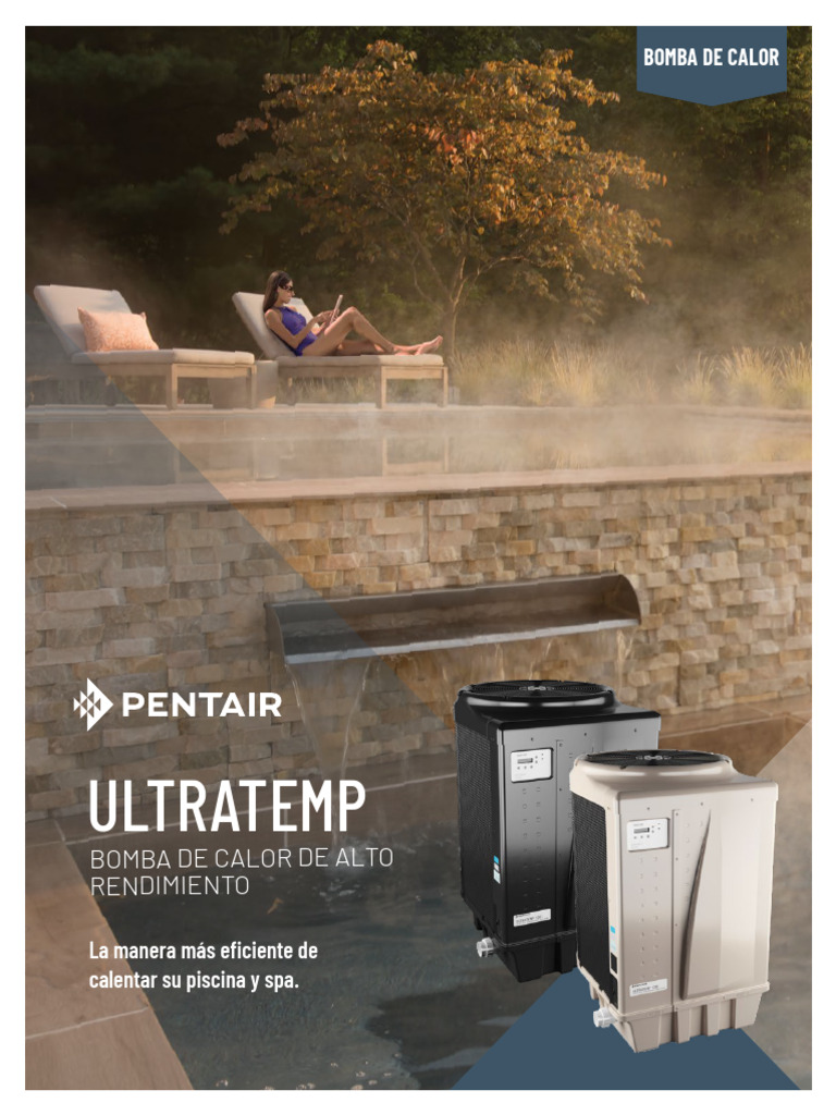 Pentair Ultratemp Heat Pump Brochure Spanish Low Res | PDF | Bomba de ...