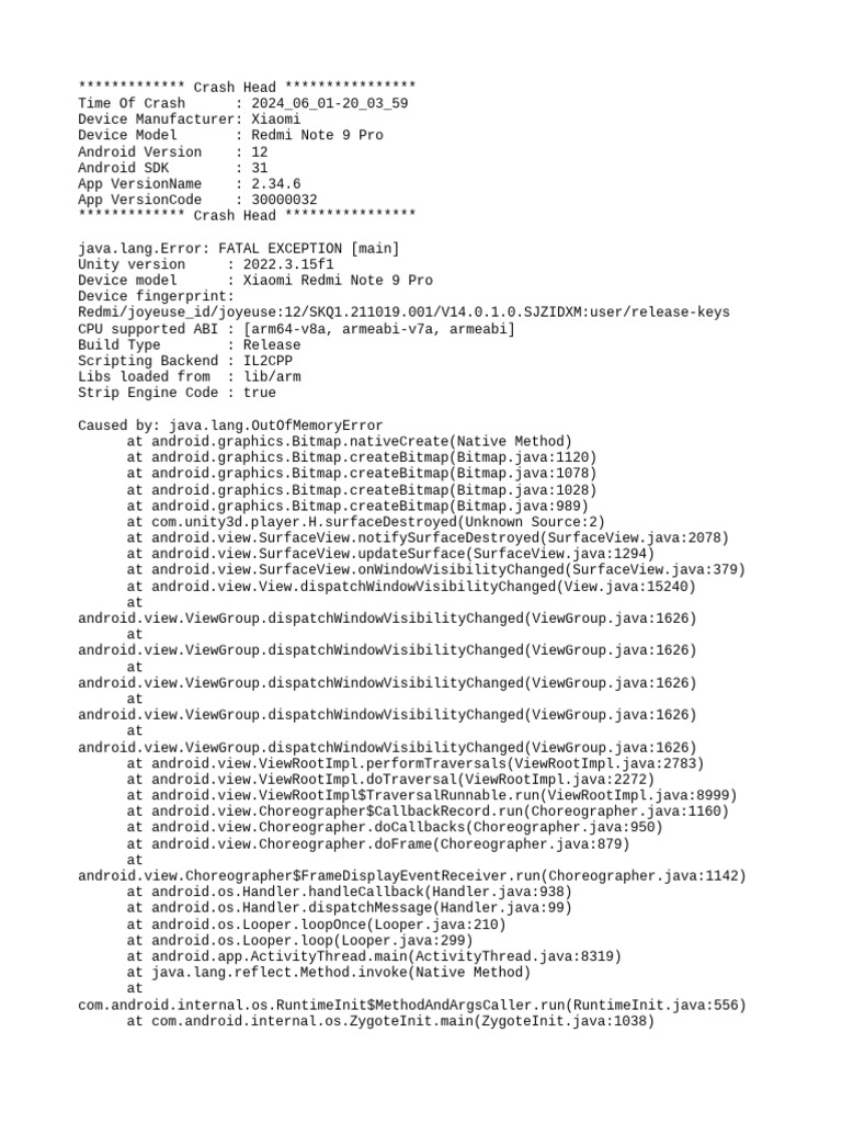 Mod Menu Crash 2024 06 01-20 03 59 | PDF | Java (Programming Language ...