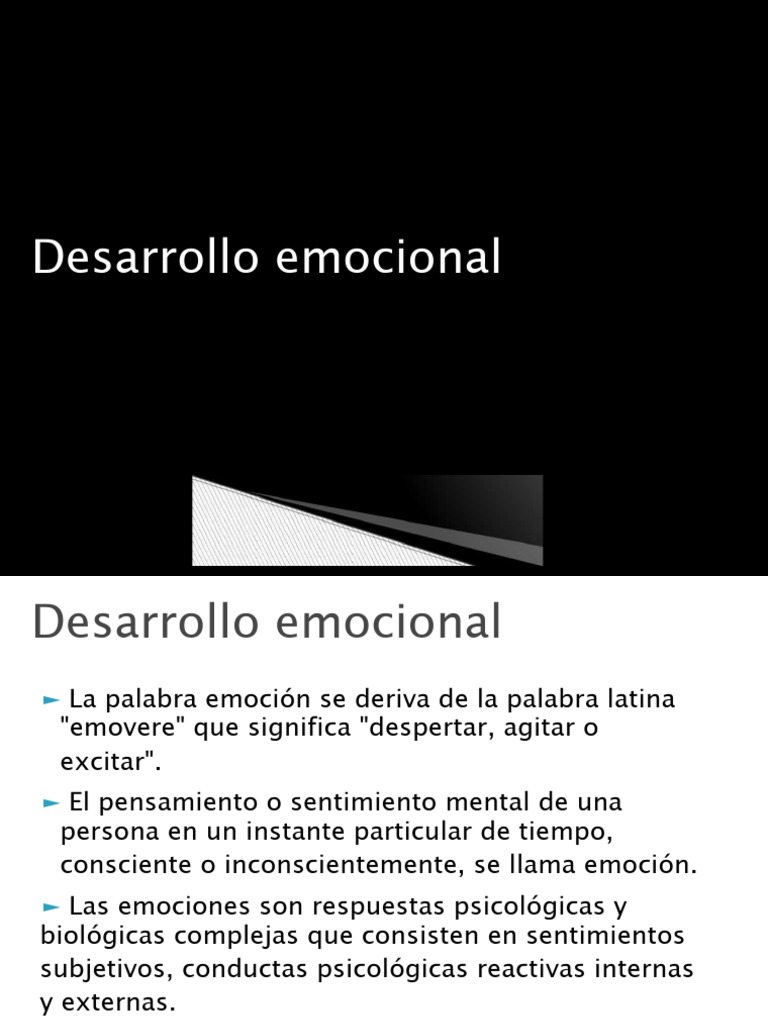 Desarrollo Emocional en Niños y Adolescentes | PDF | Las emociones | Ira