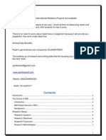 Acca Thesis For BSC Applied Accountancy