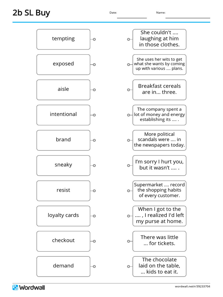 2b SL Buy Match Up | PDF