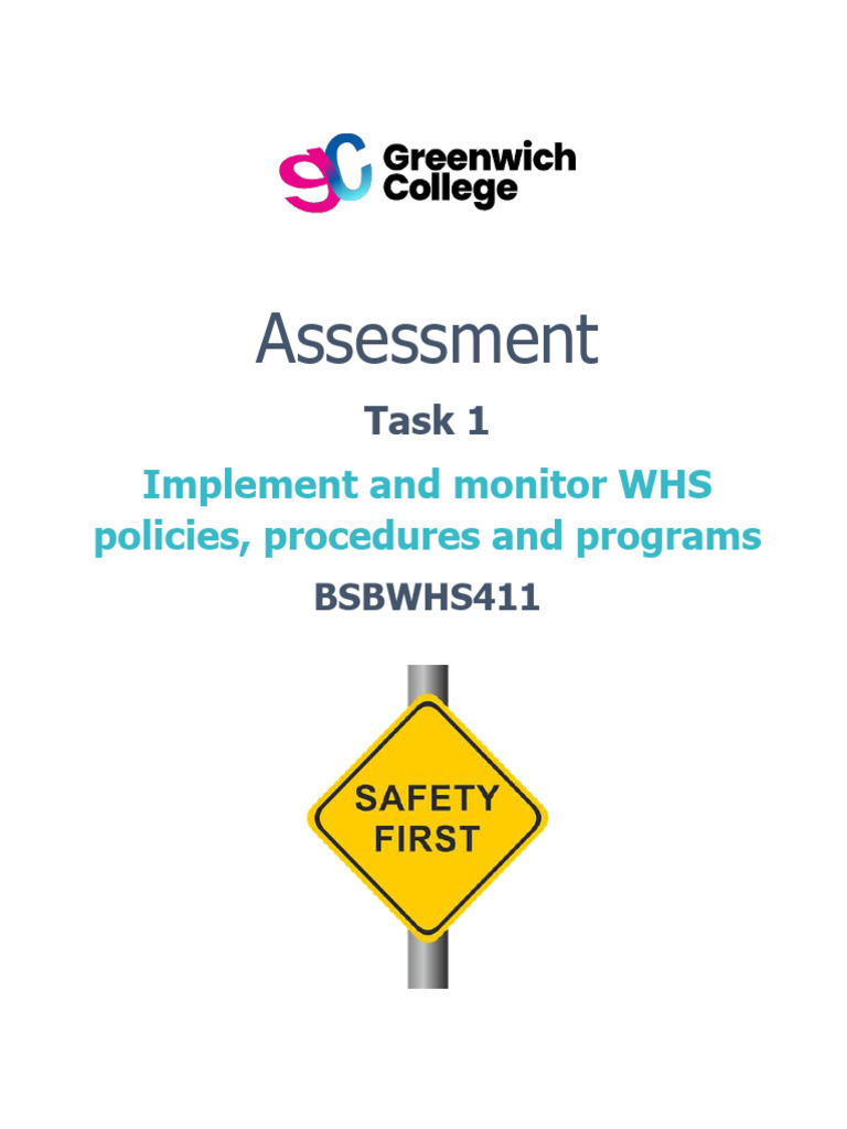 WHS Policies Implementation Assessment | PDF | Occupational Safety And ...