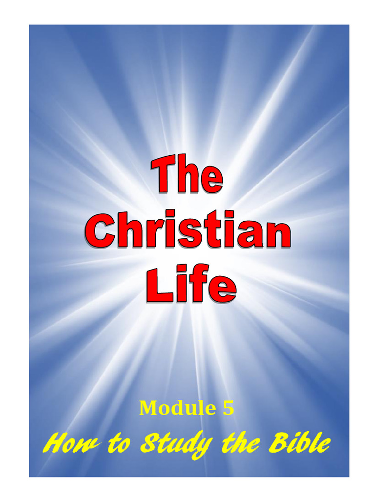 5 How To Study The Bible | PDF | Jesus | Bible