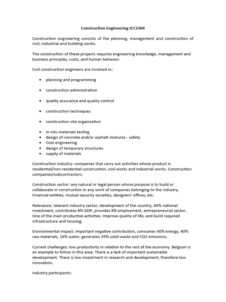 Construction Engineering | PDF | Concrete | Masonry