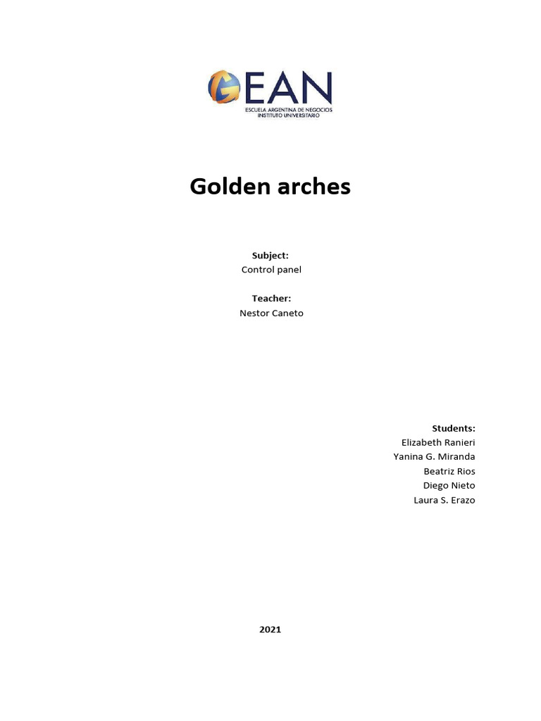 Control Panel Pdf Strategic Management Supply Chain