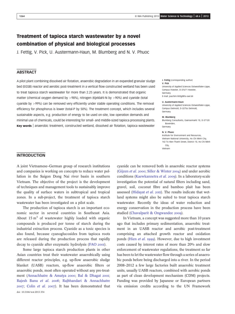Combined Physical and Bilogical Process | PDF | Sewage Treatment ...