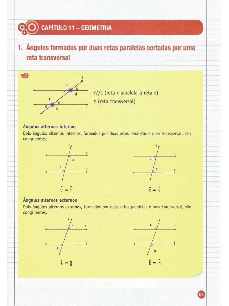 Atividade Sobre Retas Paralelas | PDF