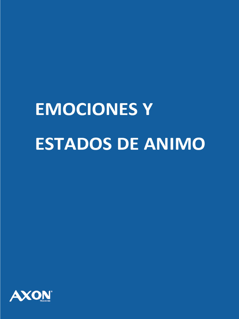 L8-Emociones y Estados de Animo | PDF | Las emociones | Salud mental