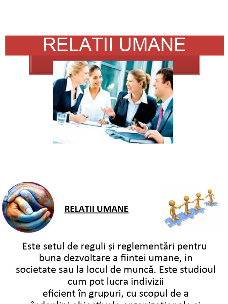 Relatii Umane | PDF