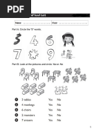 Kid's Box 2 Final Test v2 | PDF