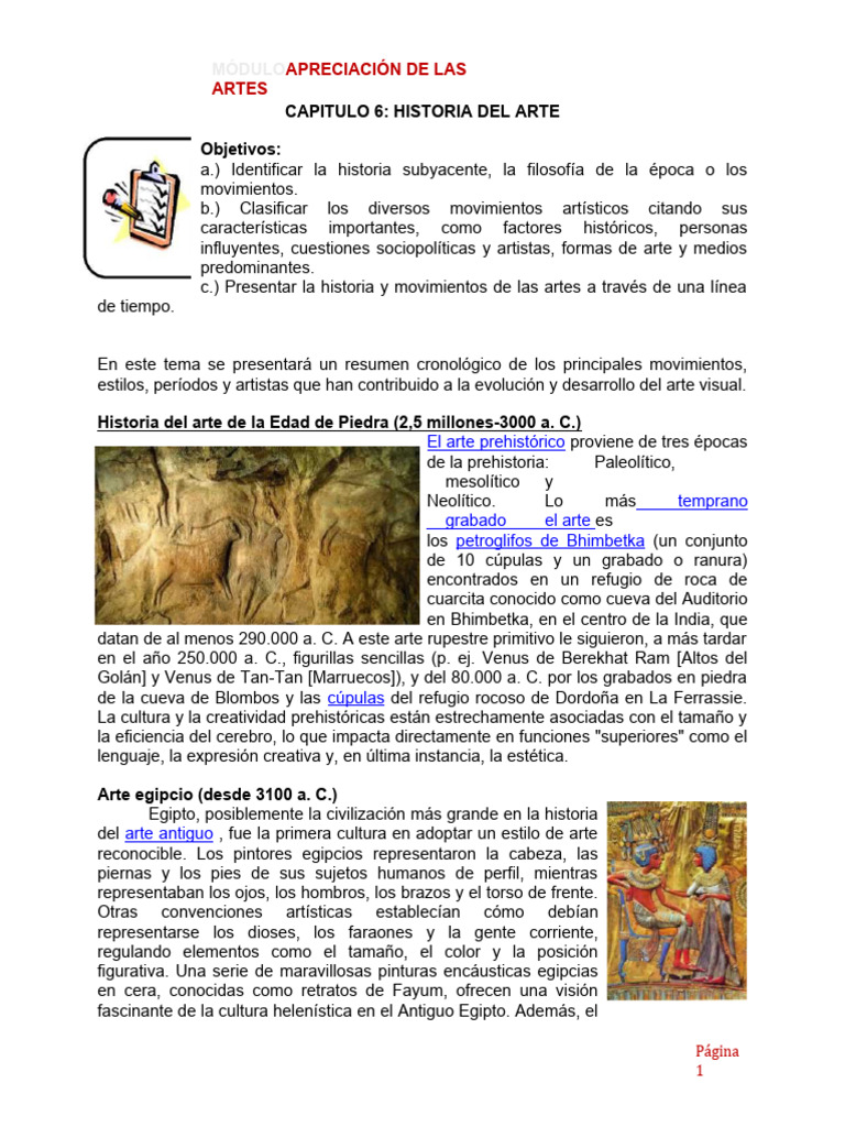 Cronología de la Historia del Arte | PDF | Expresionismo | Surrealismo