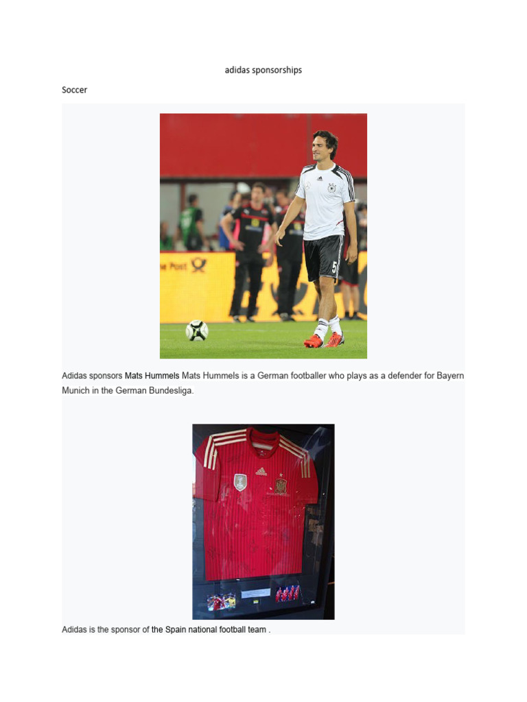 Adidas Sponsorships Pdf Uefa Champions League Adidas
