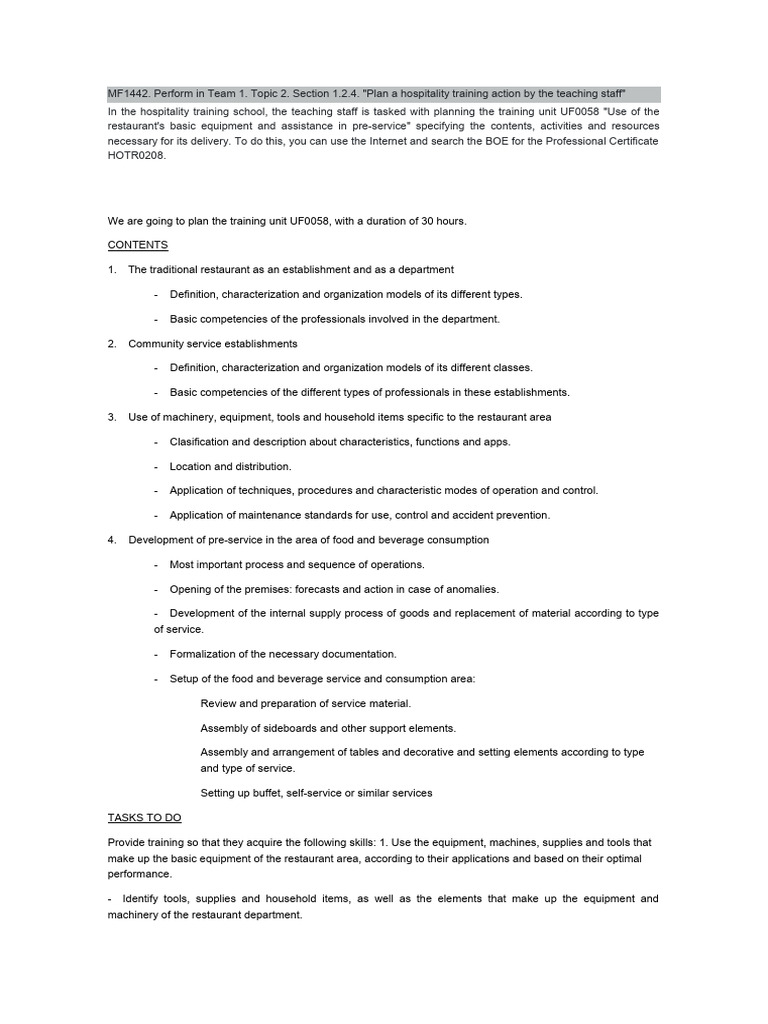 Group Practical Case 1 | PDF | Restaurants